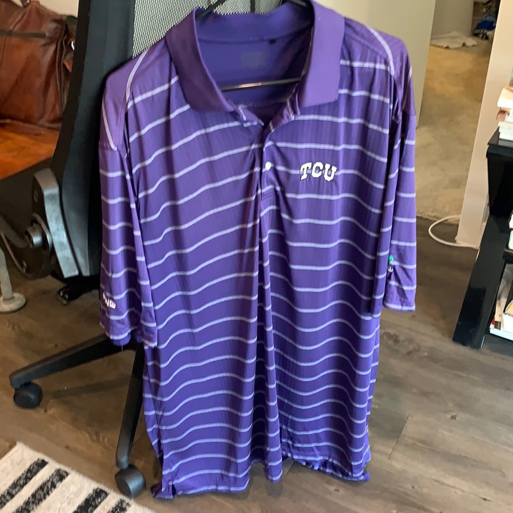 TCU golf polo